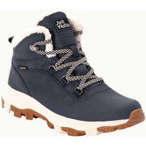 Jack Wolfskin Everquest Texapore Mid Snowboots voor Dames - dark blue / off-white - Maat 39