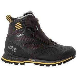 Jack Wolfskin 1995 Series Texapore Mid W wandelschoenen voor dames, Zwart Burly Geel Xt