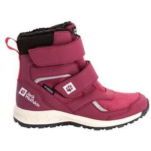 Jack Wolfskin Uniseks Kind Woodland Texapore Mid Vc K sneeuwlaarzen, Rood (Burgundy Rood), 37 EU