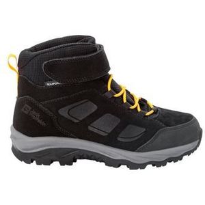 Jack Wolfskin Uniseks Kind Vojo Lt Texapore Mid K middelhoog, Zwart Burly Geel Xt, 30 EU