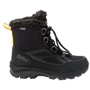 Jack Wolfskin Vojo Shell Xt Texapore Mid K Sneeuwlaarzen, uniseks, kinderen, Zwart Burly Geel Xt