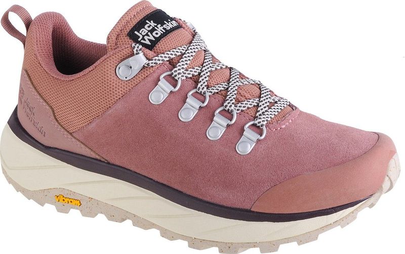 Jack Wolfskin - Terraventure Urban Mid - Wandelschoenen - Rose / White - Veloursleder
