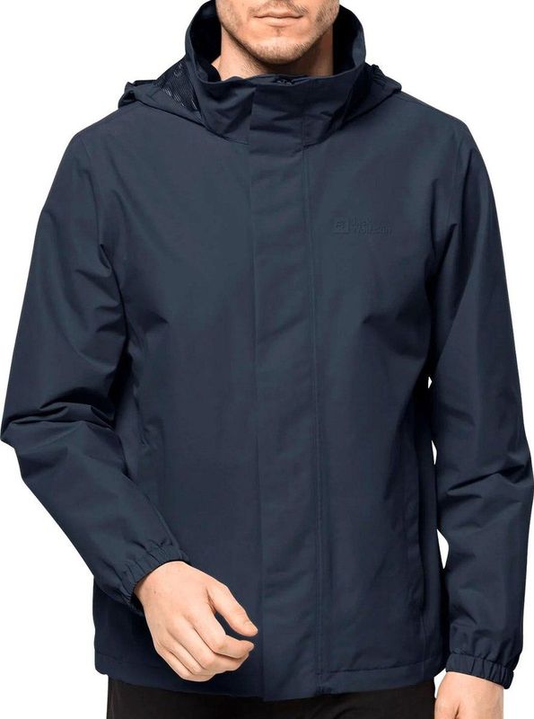 Jack Wolfskin - STORMY POINT 2L JKT M - Functioneel Jack - Donkerblauw - Waterafstotend & Winddicht & Ademend