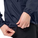Jack Wolfskin Stormy Point damesjack, nachtblauw, XL