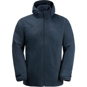 Jack Wolfskin Taubenberg3in1 Jacket Men - Outdoorjas - Heren - Night Blue - Maat S
