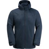 Jack Wolfskin - Taubenberg 3in1 Jas - Waterdicht - Winddicht - Ademend - Fleece