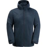 Jack Wolfskin - Taubenberg 3in1 Jas - Waterdicht - Winddicht - Ademend - Fleece