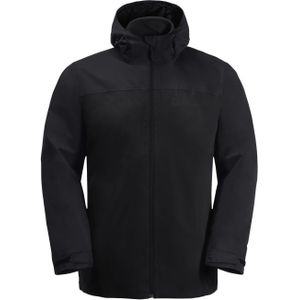 Jack Wolfskin - TAUBENBERG 3IN1 JKT M - Functioneel 3-in-1-jack - Zwart - Waterdicht