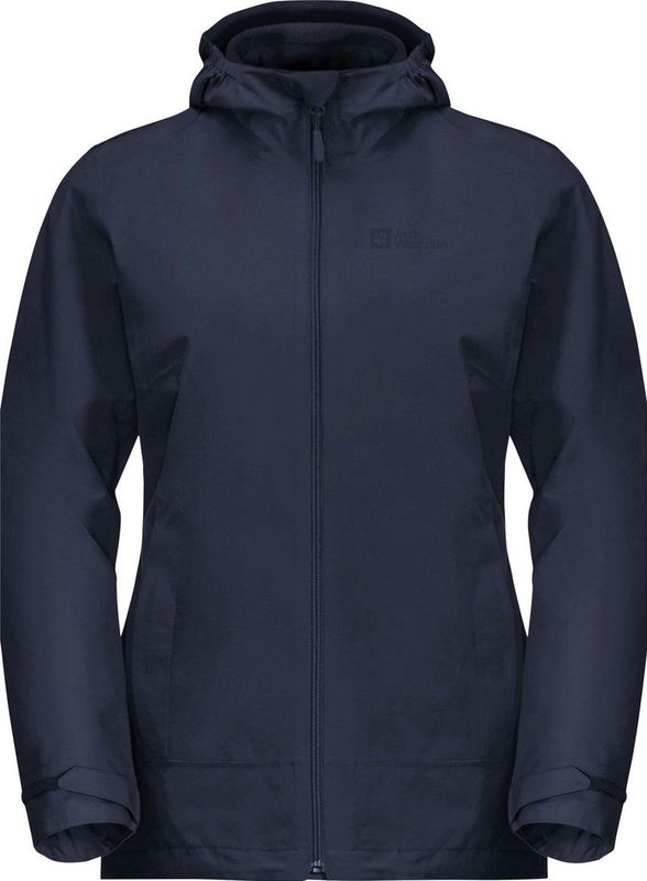 Jack Wolfskin 3-in-1-Funktionsjacke MOONRISE 3IN1 JKT W mit wasserabweisenden Reißverschlüssen
