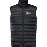 Jack Wolfskin Pack & Go Down Vest M 1207011-6000, Mannen, Zwart, Mouwloos