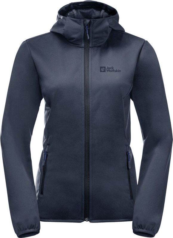 Jack Wolfskin Softshelljacke WINDHAIN HOODY W