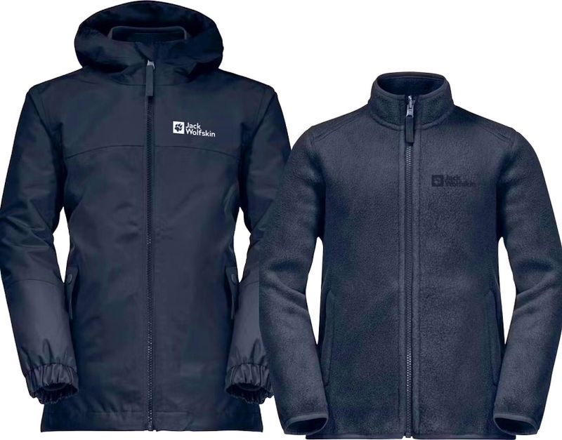 ICELAND - 3-in-1 Kinderjas - Roze - POLARTEC Fleece - Waterdicht