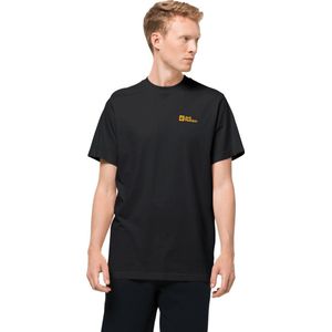 Jack Wolfskin - ESSENTIAL T-SHIRT - T-shirt - Zwart - Biologisch Katoen