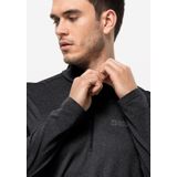 Jack Wolfskin - Sky Thermal - Thermoshirt - Zwart - 100% Polyester, Sneldrogend, Ademend