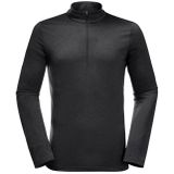 Jack Wolfskin - Sky Thermal - Thermoshirt - Zwart - 100% Polyester, Sneldrogend, Ademend