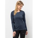 Jack Wolfskin - Sky Thermal L/S W - Wandelshirt - Dames - Grijs - Polyester