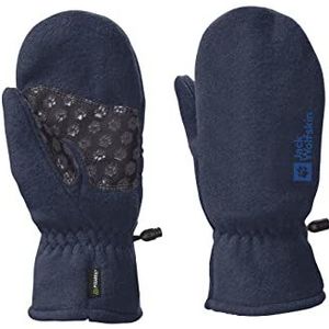 Jack Wolfskin Fleecehandschoenen, Night Blue, 2 Unisex, kinderen, nachtblauw, 2 stuks, Nacht Blauw