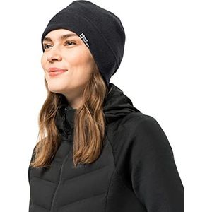 Jack Wolfskin Cascades Beanie Beanie uniseks, zwart, één maat, zwart.