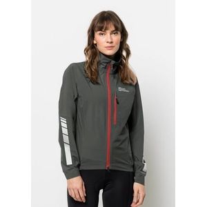 Jack Wolfskin Morobbia jas, leigrijs/groen, M dames, leigrijs/groen, M