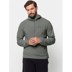 Jack Wolfskin - PRELIGHT OVERHEAD - Outdoorjack - Gecko-green - Met Capuchon