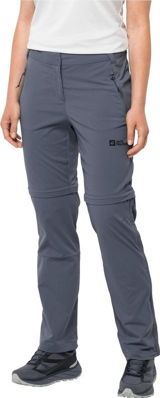 Jack Wolfskin - Glastal Zip Off Pants - Outdoorbroek - Grijs - Softshell