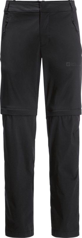 Jack Wolfskin GLASTAL ZIP OFF PANTS Heren Outdoorbroek - zwart