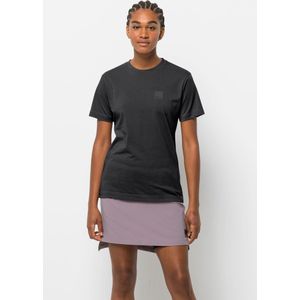 Jack Wolfskin - Bike Commute - T-Shirt - Grijs - Katoen - Organisch Katoen - Reflecterend