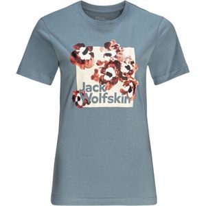 Jack wolfskin Florell Box Dames T-shirt Citadel