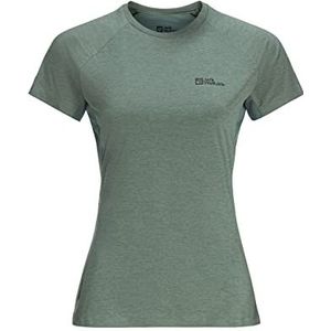 Jack Wolfskin Dames Prelight Pro T W Shirt, Picknickgroen, XS