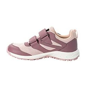 Jack Wolfskin uniseks-kind WOODLAND TEXAPORE LOW VC K Low-Top Trainers, Ash Mauve, 38 EU