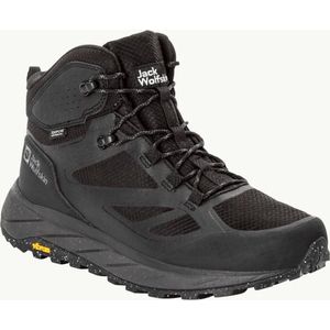 jack wolfskin terraventure texapore mid hiking boots black