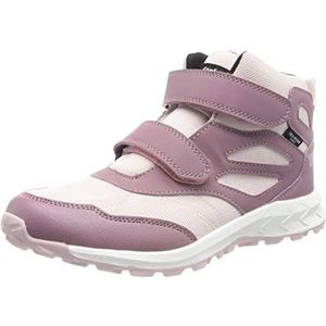 Jack Wolfskin - WOODLAND TEXAPORE MID VC - Wandelschoenen - Ash mauve - Waterdicht - Klittenbandsluiting