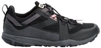Jack Wolfskin - Spirit Low - Sneakers - Zwart - Multifunctioneel - Ademend