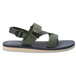 Jack Wolfskin Urban Discovery Riem Sandal M herensandalen, Groene tijm