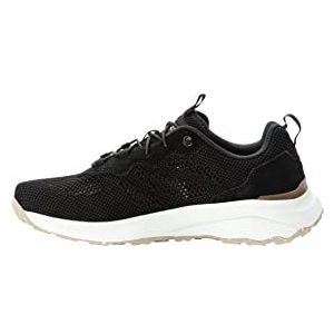 Jack Wolfskin Dromoventure Knit Low W wandelschoenen voor dames, zwart.