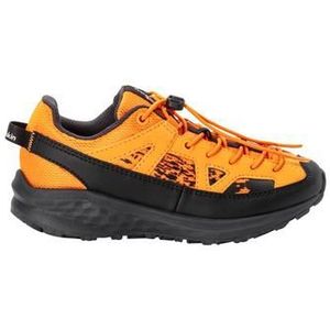 Jack Wolfskin Vili lage sneakers K wandelschoenen, uniseks, kinderen, Oranje Pop
