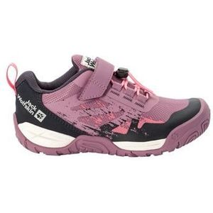 Jack Wolfskin uniseks-kind Vili Action Low K Low-Top Trainers, Ash Mauve, 38 EU