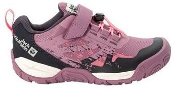 Jack Wolfskin uniseks-kind Vili Action Low K Low-Top Trainers, Ash Mauve, 38 EU