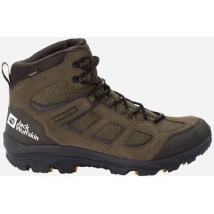 Jack Wolfskin - VOJO 3 TEXAPORE MID - Wandelschoenen - Kaki/Phantom - Suèdeleer - Waterdicht