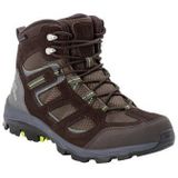 Wandelschoen Jack Wolfskin Men Vojo 3 Texapore Mid Dark Brown Lime-Schoenmaat 50