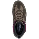 Jack Wolfskin - Vojo 3 Texapore Mid W - Wandelschoen - Khaki/Burgundy - 42.5 EU