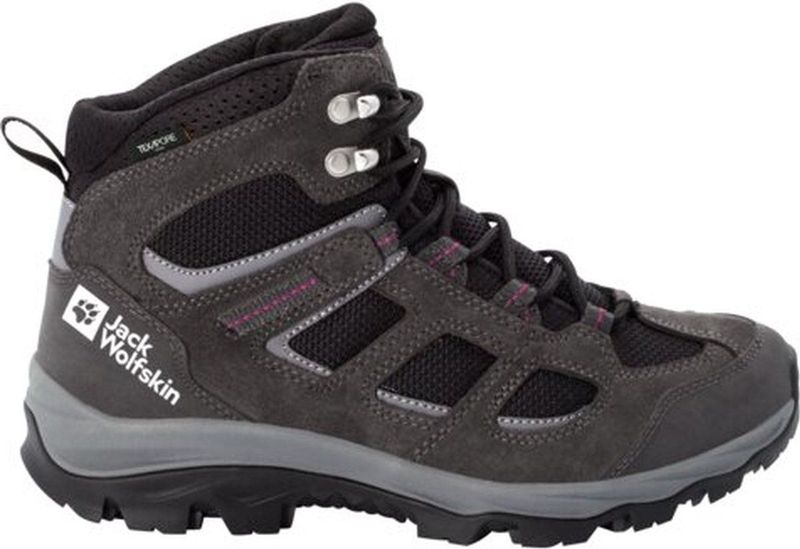 Jack Wolfskin - Vojo 3 Texapore Mid W - Wandelschoen - Dark Steel / Purper - Waterdicht - Ademend