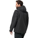 Jack Wolfskin 3-in-1-Funktionsjacke TAUBENBERG 3IN1 JKT M Wasserabweisenden Reißverschlüssen, Wasserdicht, Atmungsaktiv