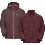 Jack Wolfskin - Iceland 3-in-1 - Kinderjas - Slate Green/Zwart - Uniseks