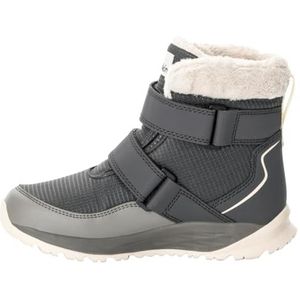 Jack Wolfskin Polar Wolf Texapore Mid Vc K winterlaarzen voor kinderen, uniseks, Smokey Grey, 38 EU