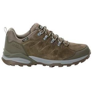 Jack Wolfskin Refugio Texapore Low M wandelschoenen voor heren, Koude koffie