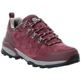 Jack Wolfskin - REFUGIO TEXAPORE LOW - Wandelschoenen - Dark/Maroon - Suèdeleer/Textiel - Waterdicht/Windwerend