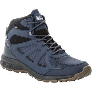 Jack Wolfskin - Woodland 2 Texapore Mid - Wandelschoen - Night Blue - Waterdicht