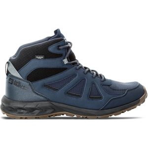 Wandelschoen Jack Wolfskin Men Woodland 2 Texapore Mid Night Blue-Schoenmaat 45,5