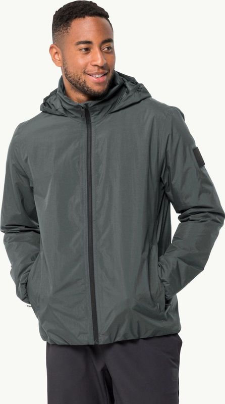 Jack Wolfskin Textor Jacket Men Regenjack Heren L slate green slate green